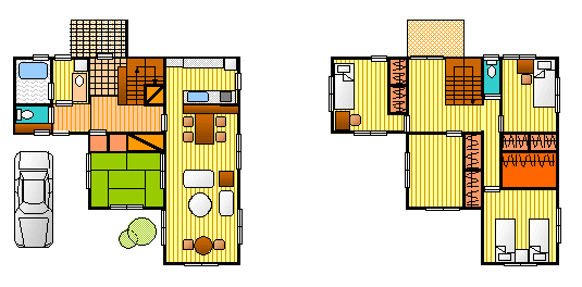 無料間取りソフト住宅参考プラン